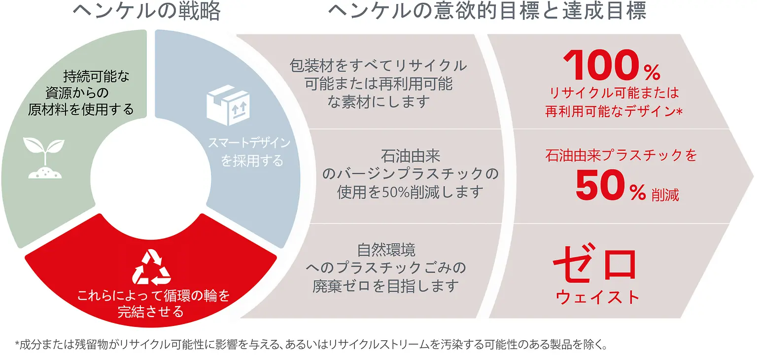 パッケージに関する戦略、意欲的目標、達成目標の概要