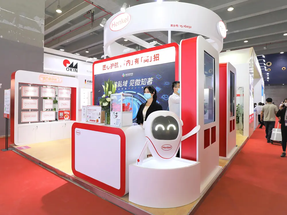 Henkel presented several digital interactive tools to optimize booth experience at Interzum